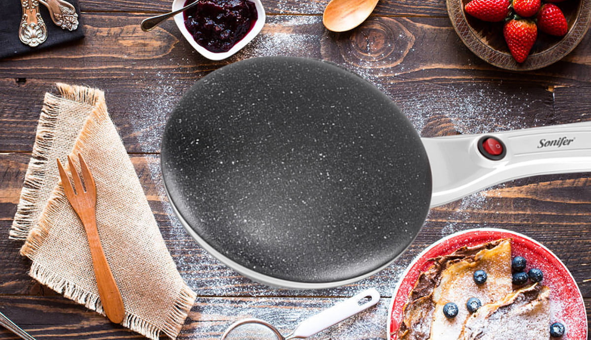 Crêpière électrique antiadhésive, Machine de Brik