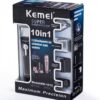 Kemei 10 en 1 Kit de tondeuse électrique pour rasage à cheveux et à barbe Kemei 10 en 1 Kit de tondeuse électrique pour rasage à cheveux et à barbe