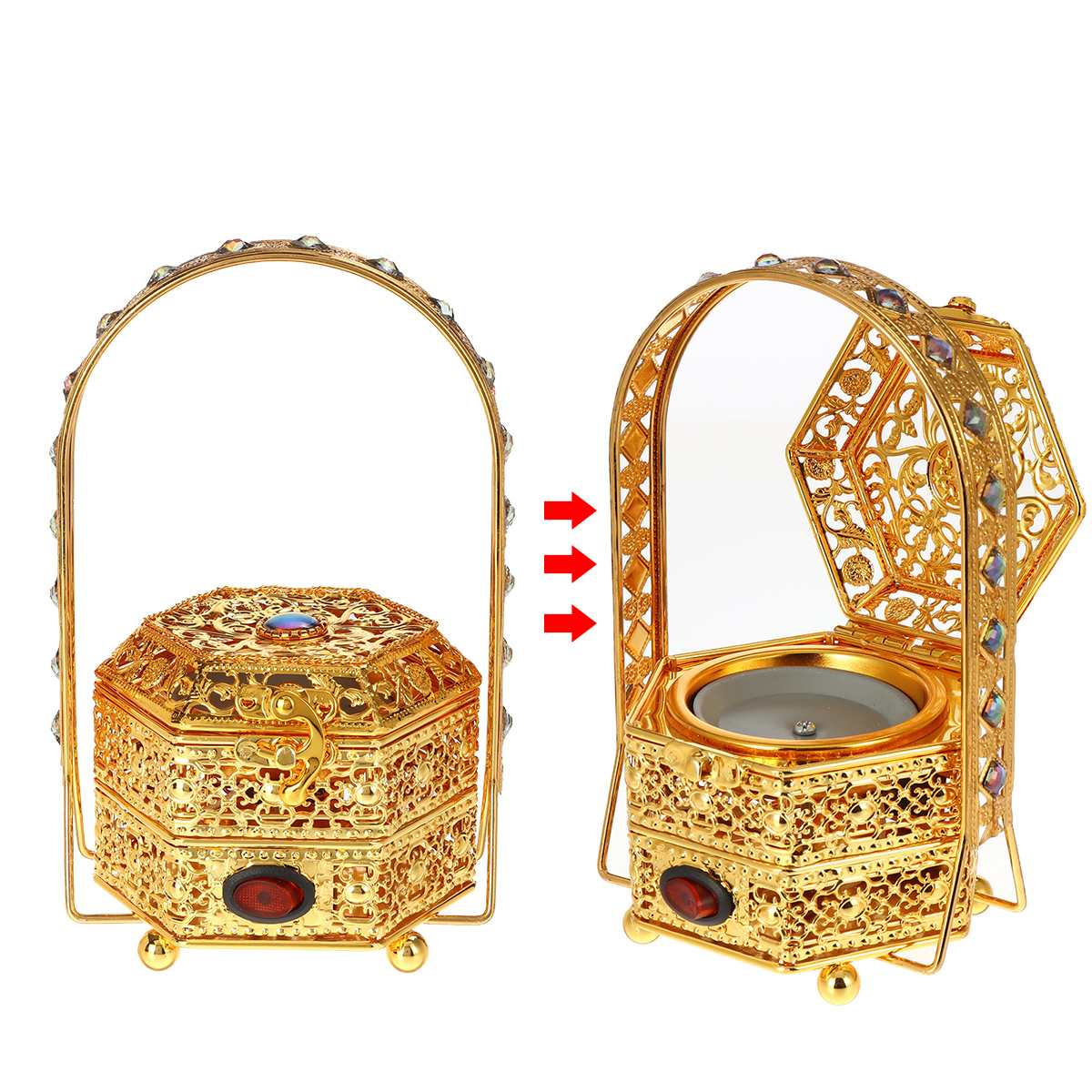 Brûleur d’encens électrique décoration pour la maison