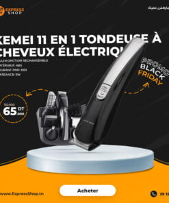 Kemei 11 en 1 Tondeuse à cheveux électrique multifonction Rechargeable