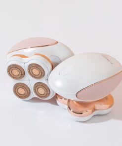 Épilateur de retrait facial indolore rotatif USB à 4 têtes électriques Originale