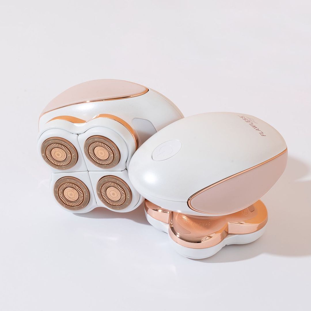 Épilateur de retrait facial indolore rotatif USB à 4 têtes électriques Originale