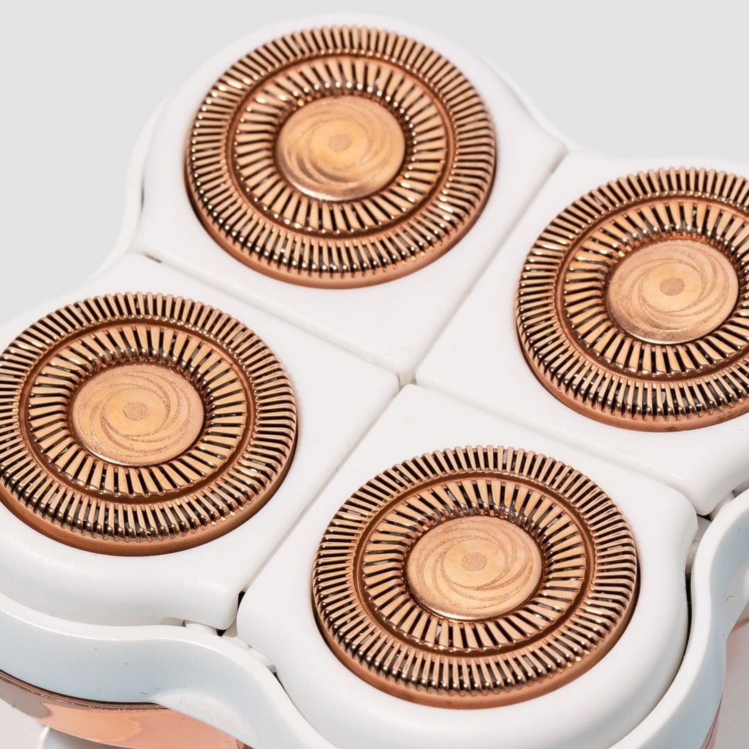Épilateur de retrait facial indolore rotatif USB à 4 têtes électriques Originale