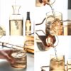 Service de Bouilloire à eau et jus 1l avec 6 verres et couvercle en bois Service de Bouilloire à eau et jus 1l avec 6 verres et couvercle en bois