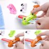 10 pcs/pqt Presse-tube multifonction en forme creative, réutilisable 10 pcs/pqt Presse-tube multifonction en forme creative, réutilisable