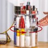 Organisateur de maquillage rotatif à 360 degrés, réglable