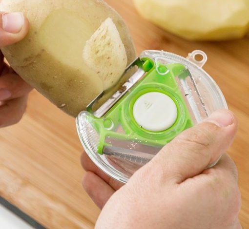 Éplucheur magique 4 en 1 de légumes et Fruits en acier inoxydable