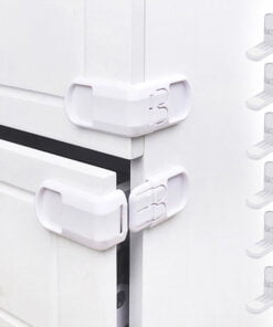6 pcs/pqt Serrures de verrouillage pour porte, tiroirs et refrigerateur multifonction