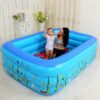 Piscine gonflable rectangulaire pour enfants à Trois Couches multifonction Piscine gonflable rectangulaire pour enfants à Trois Couches multifonction