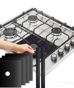 Couverture de protection de cuisinière à gaz, Pack de 4/5/8, Réutilisable