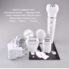5 en 1 Epilateur rechargeable & imperméable et de soins de la peau avec brosse nettoyante, masseur facial 5 en 1 Epilateur rechargeable & imperméable et de soins de la peau avec brosse nettoyante, masseur facial