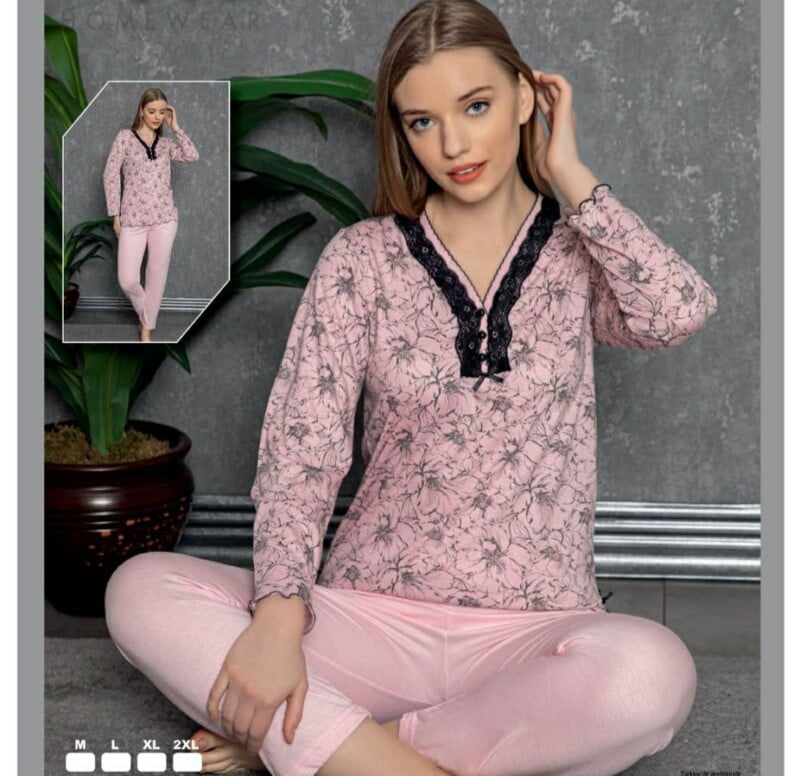 Ensemble de Pyjama Femme 100% Coton ref S115015