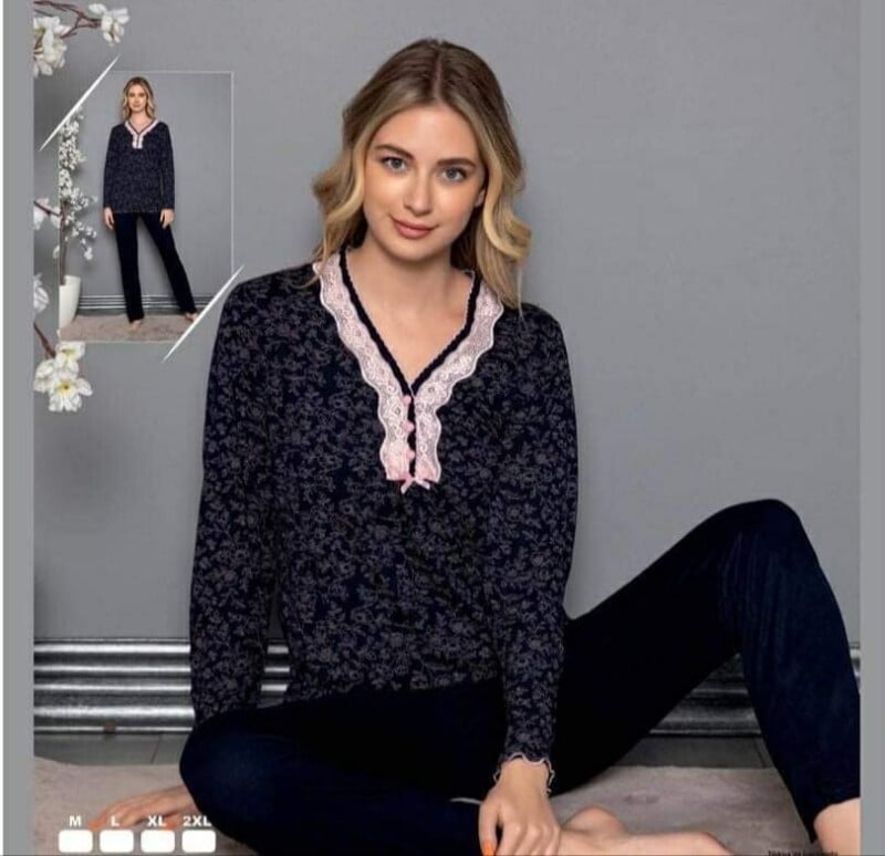 Ensemble de Pyjama Femme 100% Coton ref S115172