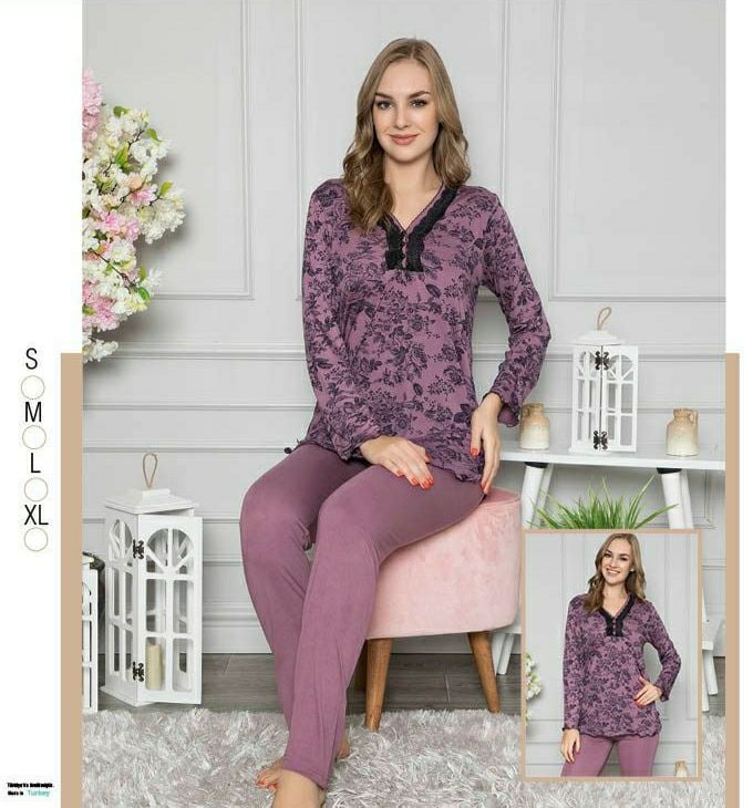 Ensemble de Pyjama Femme 100% Coton ref S115084