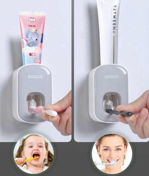 Distributeur automatique de dentifrice mural, résistant à la poussière