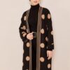 Ensemble de 3 pièces pour femmes noir pointillé en marron Ensemble de 3 pièces pour femmes noir pointillé en marron