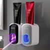 Distributeur automatique de dentifrice mural, résistant à la poussière et à l’eau Distributeur automatique de dentifrice mural, résistant à la poussière et à l’eau