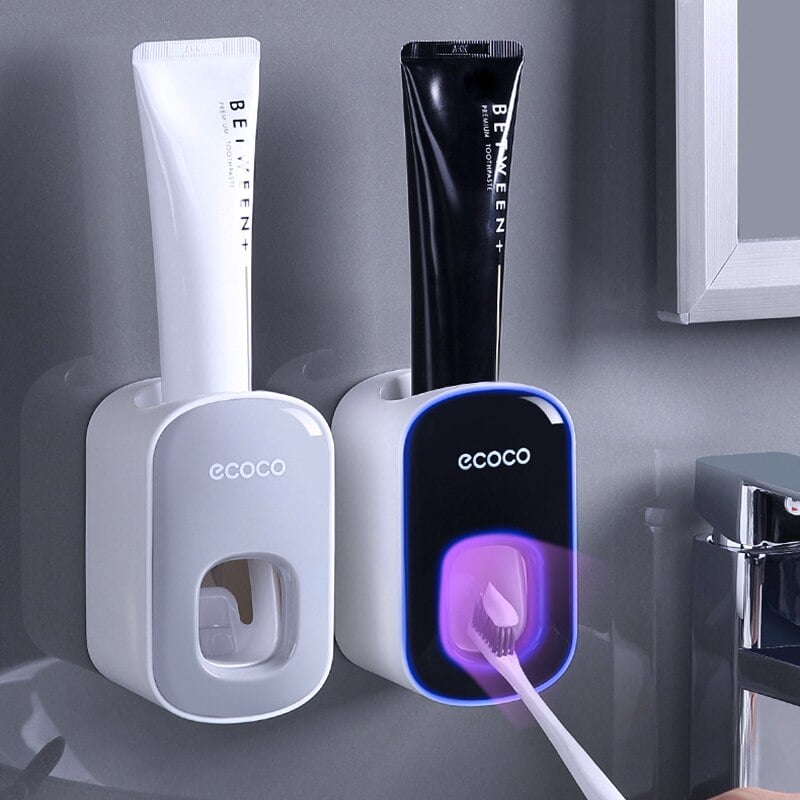 Distributeur automatique de dentifrice mural, résistant à la poussière