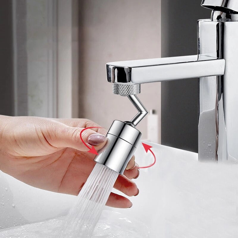 Tête de pulvérisation universelle pour robinet, filtre anti-éclaboussures 720 °