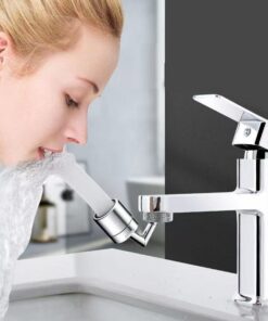 Tête de pulvérisation universelle pour robinet, filtre anti-éclaboussures 720 °