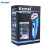 KEMEI – Rasoir électrique professionnel à Triple lame flottante 3D pour homme KEMEI – Rasoir électrique professionnel à Triple lame flottante 3D pour homme