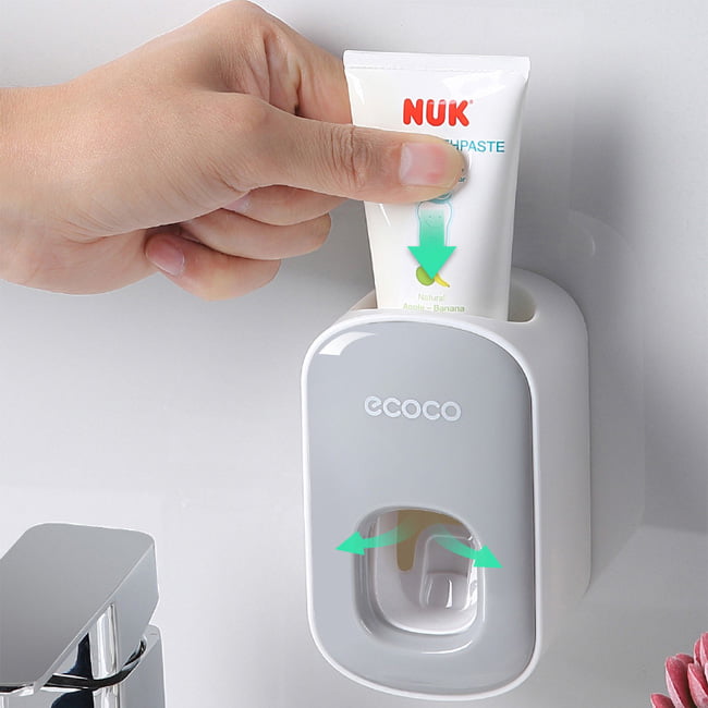 Distributeur automatique de dentifrice mural, résistant à la poussière