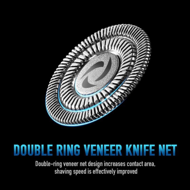 KEMEI – Rasoir électrique professionnel à Triple lame flottante 3D pour homme