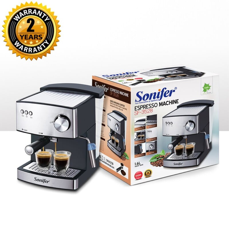 Sonifer – Sf 3528 Machine à café expresso électrique 1.6L
