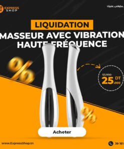 Masseur avec vibration haute fréquence électrique anti-âge, rides, cernes pour visage