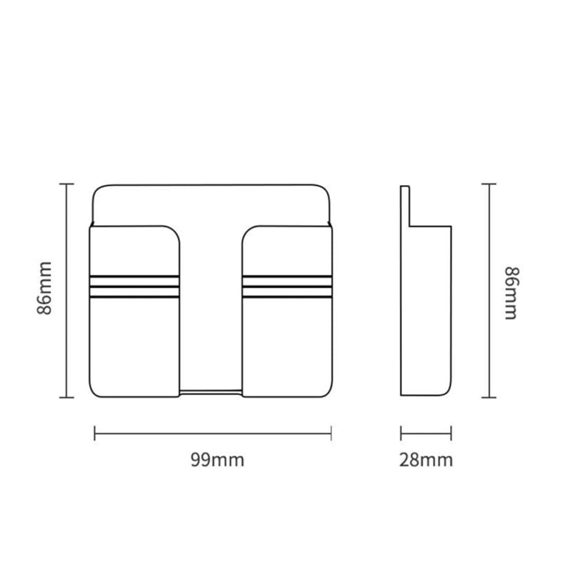 Support Mural Multifonction pour Recharge de Téléphone Portable