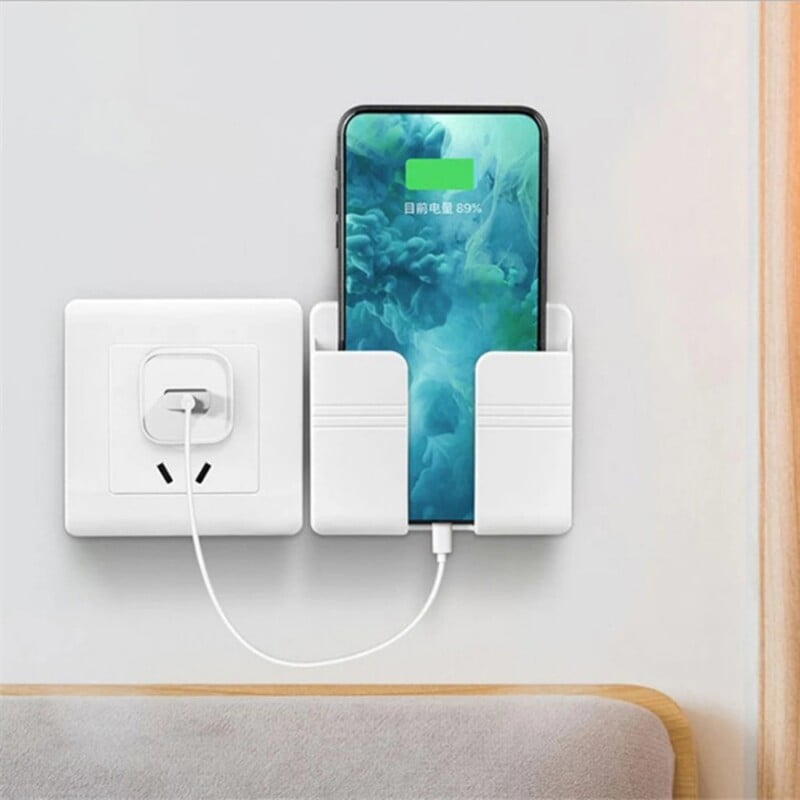 Support Mural Multifonction pour Recharge de Téléphone Portable