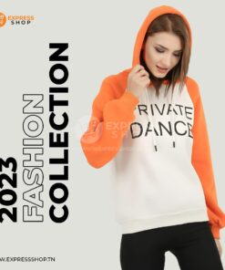 Sweat à capuche en tissu Fleece pour Femme PrivateDance Rouge – L