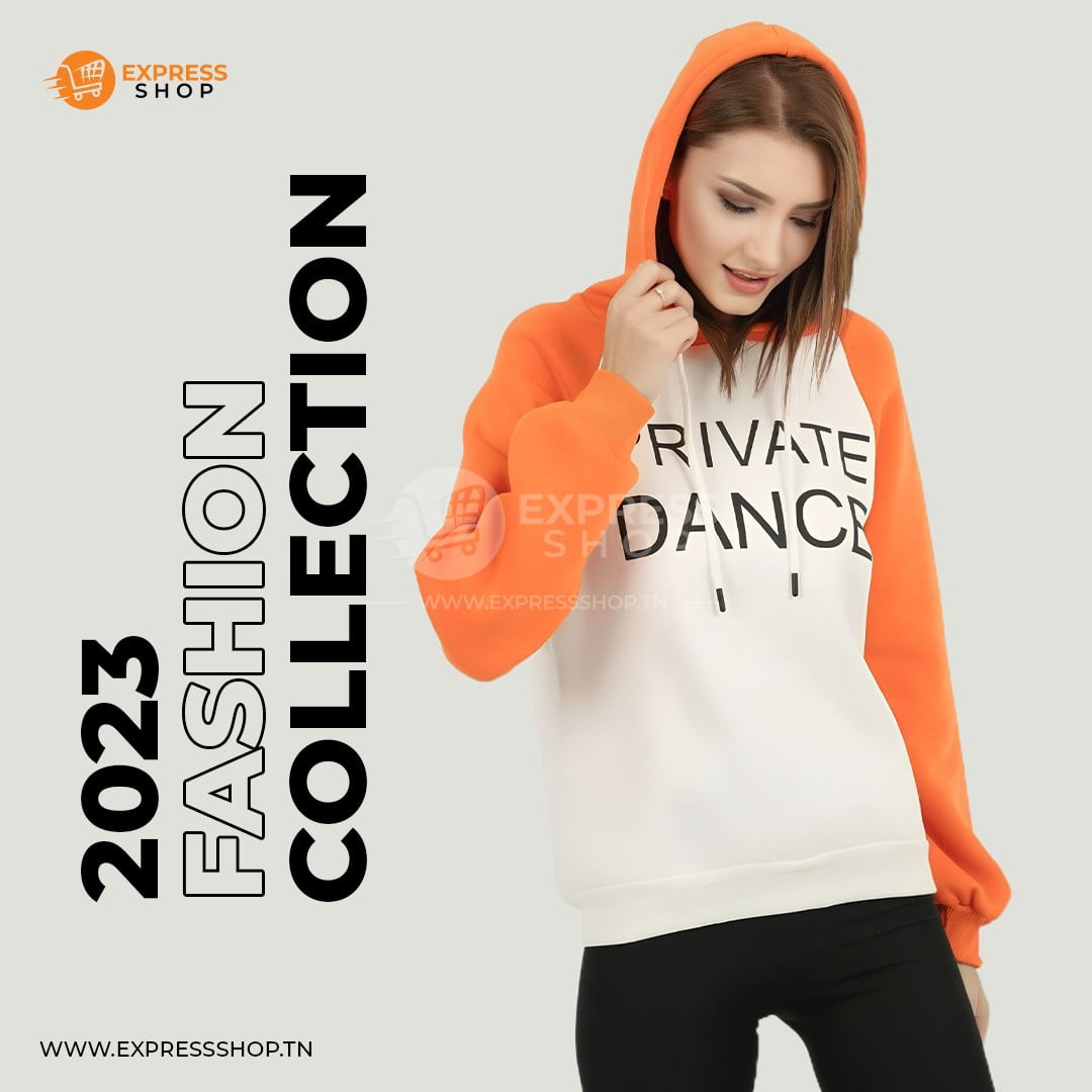 Sweat à capuche en tissu Fleece pour Femme PrivateDance Rouge – L