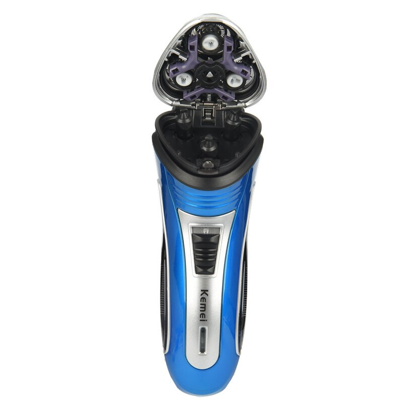 Rasoir Rechargable intelligent professionnel à triple lame flottante 3D pour hommes