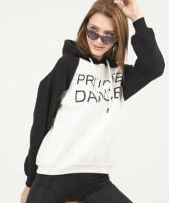 Sweat à capuche en tissu Fleece pour Femme PrivateDance Noir