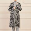 Ensemble de 3 pièces pour femmes tigrée gris/noir Ensemble de 3 pièces pour femmes tigrée gris/noir