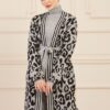 Ensemble de 3 pièces pour femmes tigrée gris/noir Ensemble de 3 pièces pour femmes tigrée gris/noir