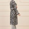 Ensemble de 3 pièces pour femmes tigrée gris/noir Ensemble de 3 pièces pour femmes tigrée gris/noir
