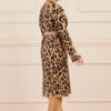 Ensemble de 3 pièces pour femmes tigrée beige/noir Ensemble de 3 pièces pour femmes tigrée beige/noir
