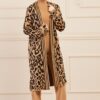 Ensemble de 3 pièces pour femmes tigrée beige/noir Ensemble de 3 pièces pour femmes tigrée beige/noir