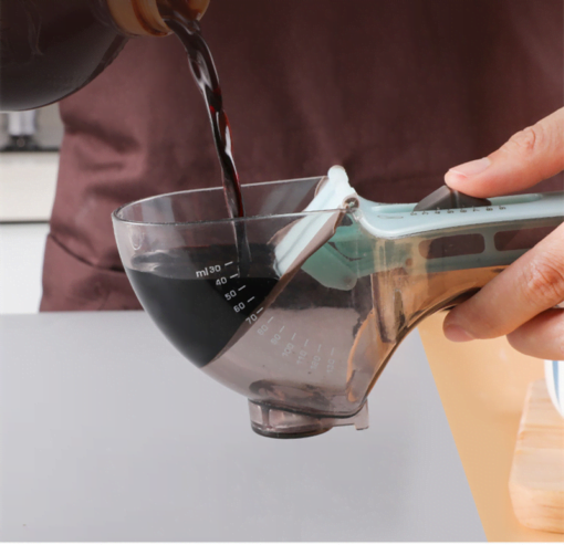 Ensemble de cuillères à mesurer à échelle réglable 2 en 1 pour liquide et poudre