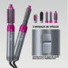 Brosse sèche-cheveux électrique rotative 5 en 1, détachable et rotatif