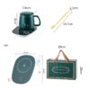 3 en 1 Chauffe-tasse électrique céramique, intelligent à température constante 3 en 1 Chauffe-tasse électrique céramique, intelligent à température constante