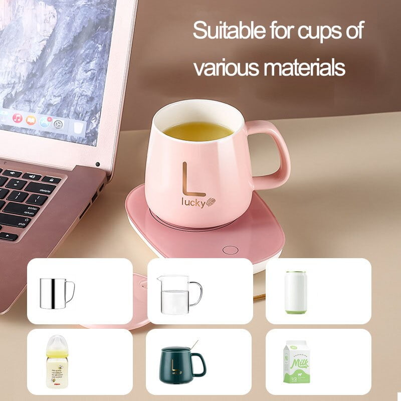 3 en 1 Chauffe-tasse électrique céramique, intelligent à température constante