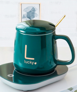 3 en 1 Chauffe-tasse électrique céramique, intelligent à température constante