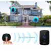 KERUI – sonnette intelligente sans fil, alarme de sécurité à domicile, lumière LED