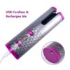 MagicRod Fer à boucler automatique magique sans fil ,Rechargeable par USB Fer à friser automatique sans fil, multifonctionnel, Rechargeable par USB