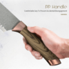 Coffret de couteaux de cuisine en Bois du Namiutsu & Pierre Swiss·Q 6 Pièces, en acier inoxydable Coffret de couteaux de cuisine en Bois du Namiutsu & Pierre Swiss·Q 6 Pièces, en acier inoxydable