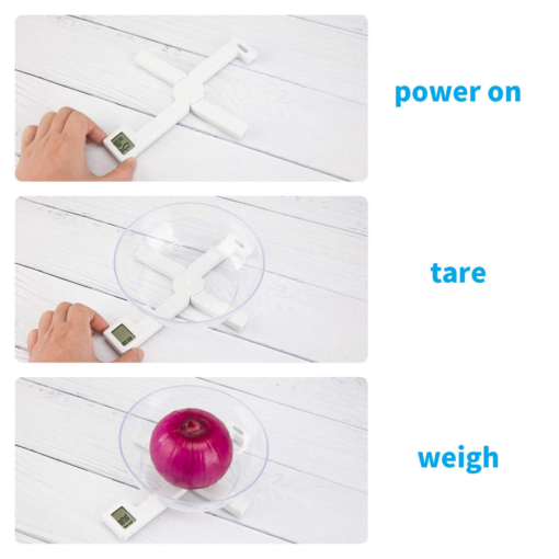 Balance alimentaire numérique portable pliante compacte, très précise avec écran LCD >= 5Kg