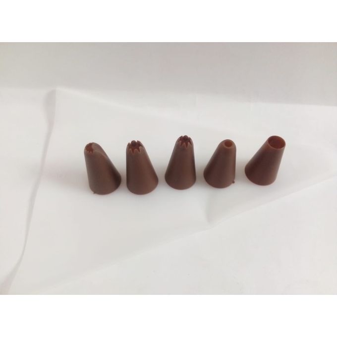 Poche à douille en Silicone alimentaire  indechirable 5 douilles